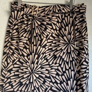 Talbots petites belt buckle skirt